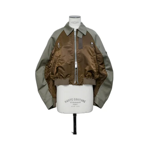 Cotton Chino X Nylon Twill Blouson