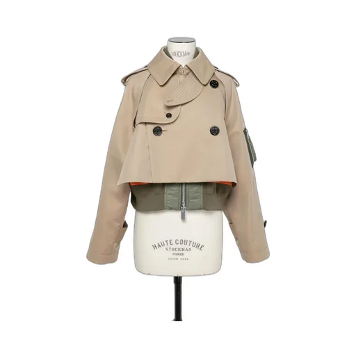 Cotton Gabardine X Nylon Twill Blouson