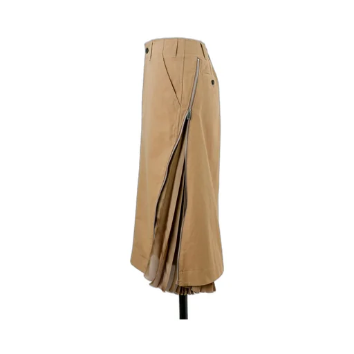 Cotton Chino Skirt