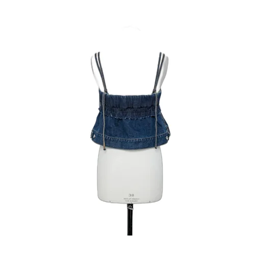 Sacai Cropped Denim Top