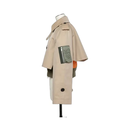 Cotton Gabardine X Nylon Twill Blouson