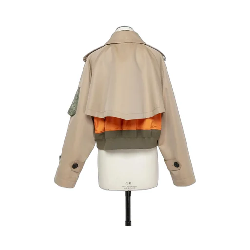 Cotton Gabardine X Nylon Twill Blouson