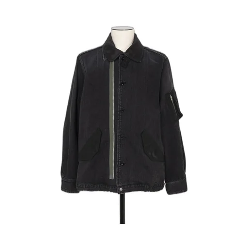 Denim X Nylon Twill Blouson