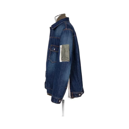 Denim X Nylon Twill Jacket