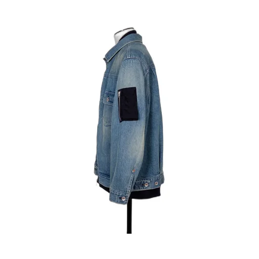 Denim X Nylon Twill Jacket