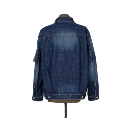Denim X Nylon Twill Jacket