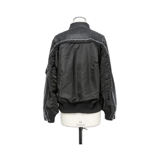 Denim X Nylon Twill Jacket