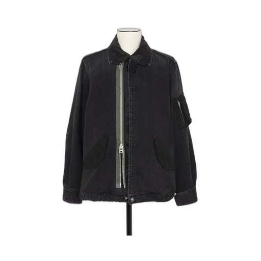 Denim X Nylon Twill Blouson