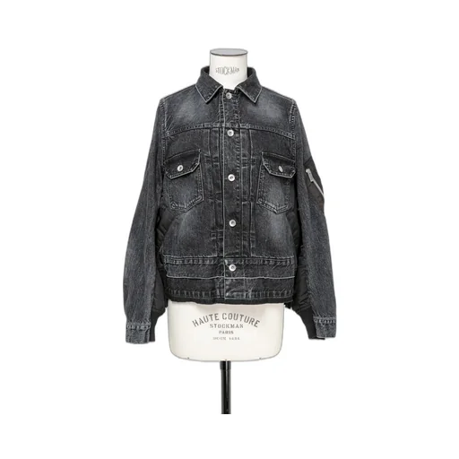 Denim X Nylon Twill Jacket