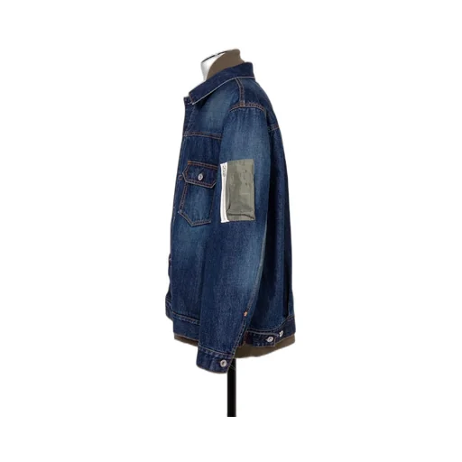 Denim X Nylon Twill Jacket