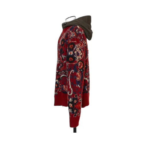Floral Jacquard Knit Blouson