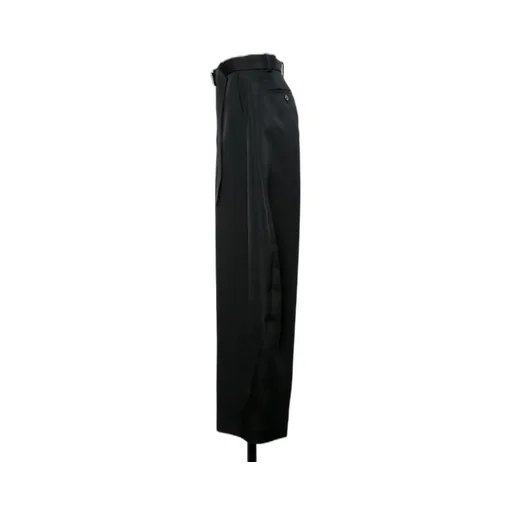 Double-Faced Silk Cotton Pants