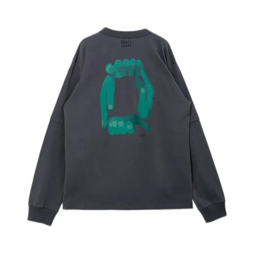 Geoff Sacai By Geoff Mcfetridge Print L/S T-Shirt