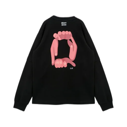 Geoff Sacai By Geoff Mcfetridge Print L/S T-Shirt