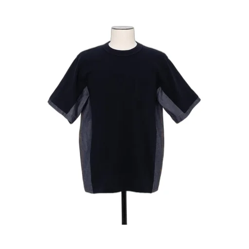 Light Weight Denim X Cotton Jersey T-Shirt