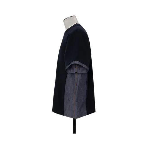 Light Weight Denim X Cotton Jersey T-Shirt