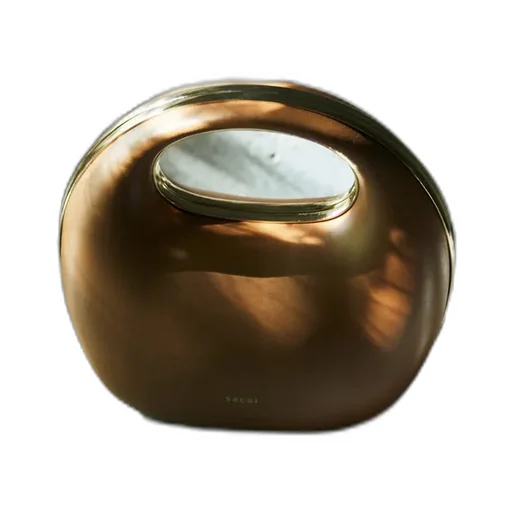 Leather Round Bag