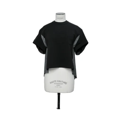 Light Weight Denim X Cotton Jersey T-Shirt