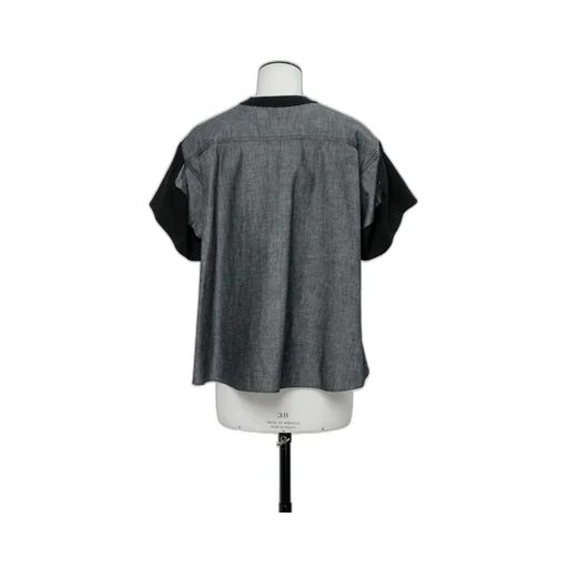 Light Weight Denim X Cotton Jersey T-Shirt