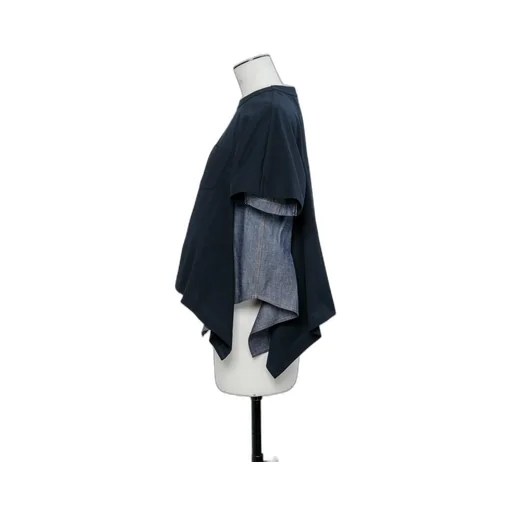 Light Weight Denim X Cotton Jersey T-Shirt