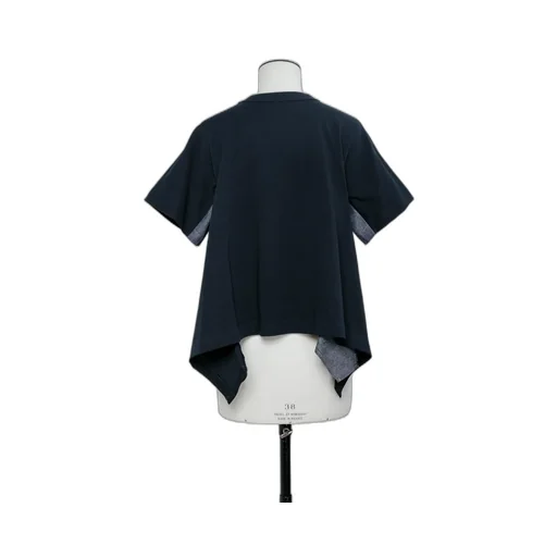 Light Weight Denim X Cotton Jersey T-Shirt
