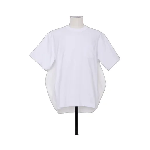 Light Weight Denim X Cotton Jersey T-Shirt