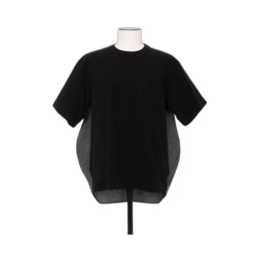 Light Weight Denim X Cotton Jersey T-Shirt