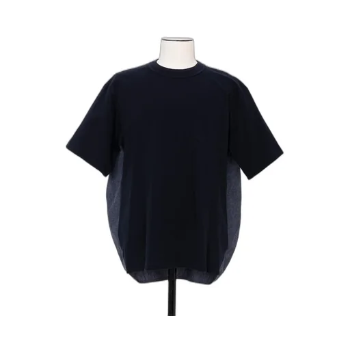 Light Weight Denim X Cotton Jersey T-Shirt