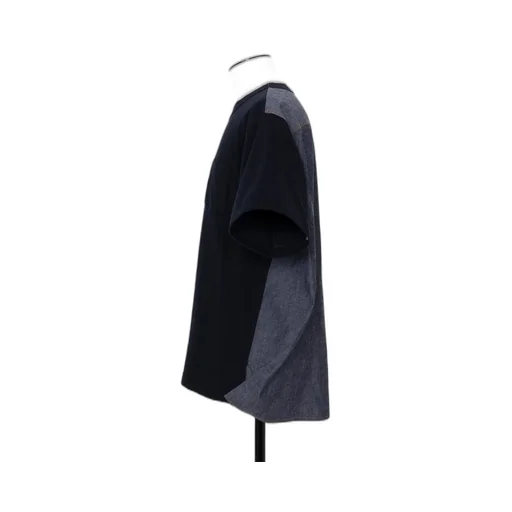 Light Weight Denim X Cotton Jersey T-Shirt