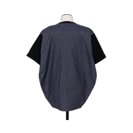 Light Weight Denim X Cotton Jersey T-Shirt