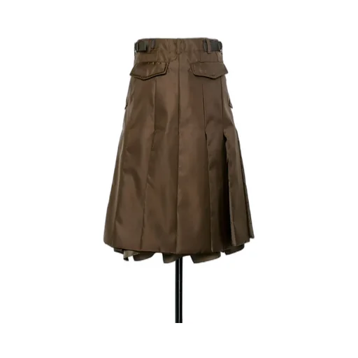 Nylon Twill Skirt