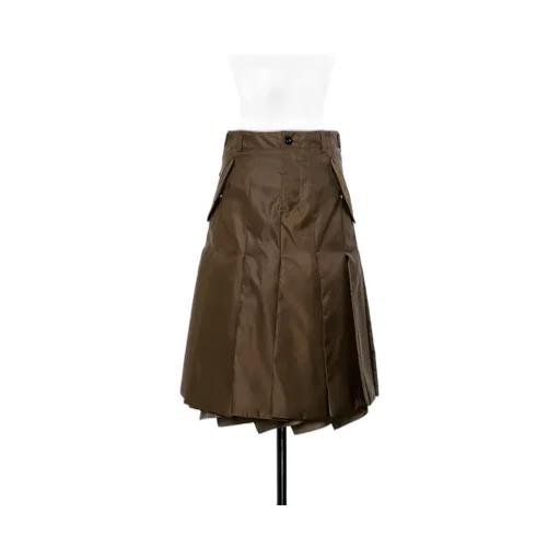 Nylon Twill Skirt
