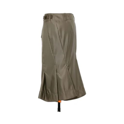 Nylon Twill Skirt
