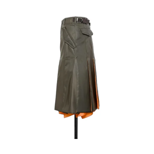 Nylon Twill Skirt