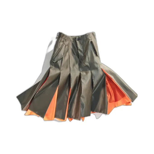 Nylon Twill Skirt
