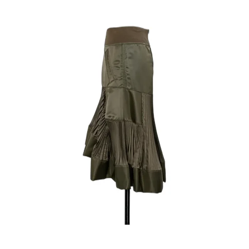 Nylon Twill Skirt