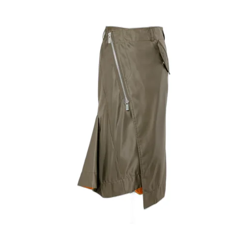 Nylon Twill Skirt