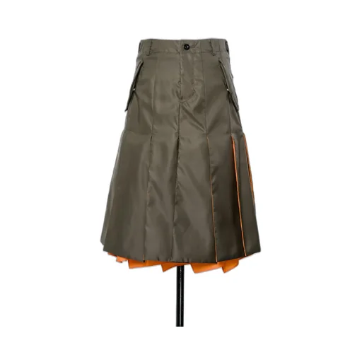 Nylon Twill Skirt