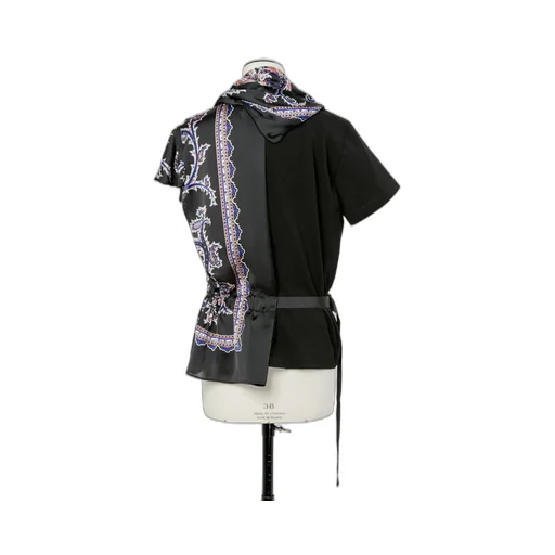 Paisley Print X Cotton Jersey T-Shirt