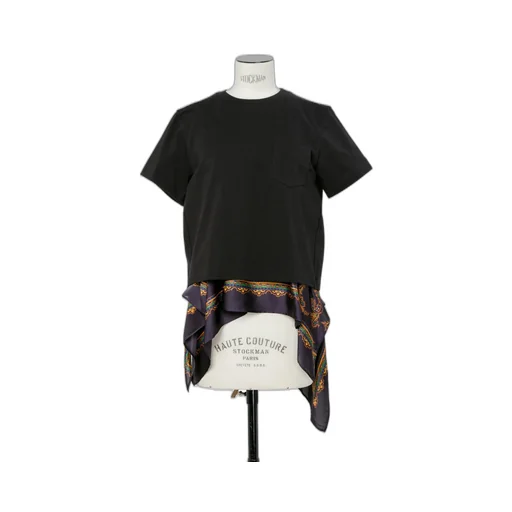 Paisley Print X Cotton Jersey T-Shirt