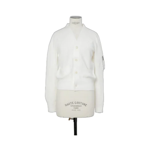 Nylon Twill X Cotton Knit Cardigan