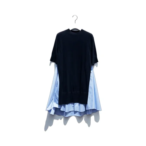 Poplin X Knit Dress