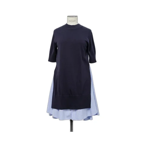 Poplin X Knit Dress