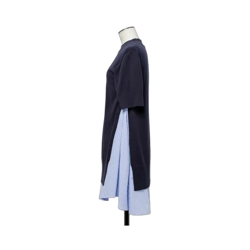 Poplin X Knit Dress