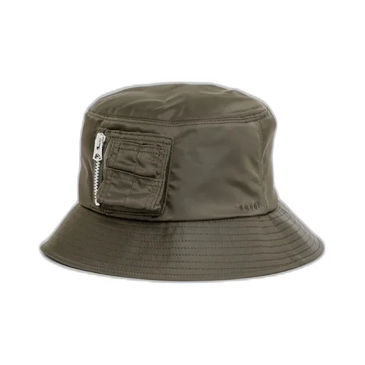 Single Brim Pocket Hat / Nylon Twill