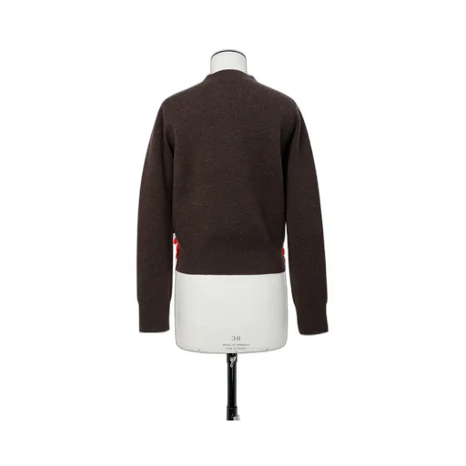 Sequin Embroidery X Wool Knit Pullover