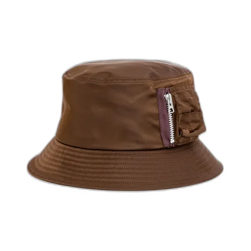 Single Brim Pocket Hat / Nylon Twill
