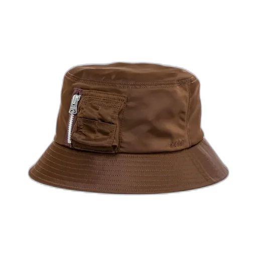 Single Brim Pocket Hat / Nylon Twill