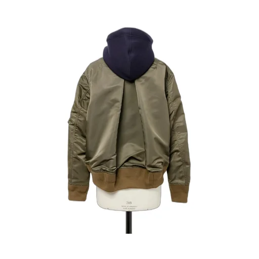 Sponge X Nylon Twill Hoodie
