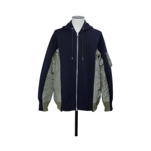 Sponge Sweat X Nylon Twill Hoodie